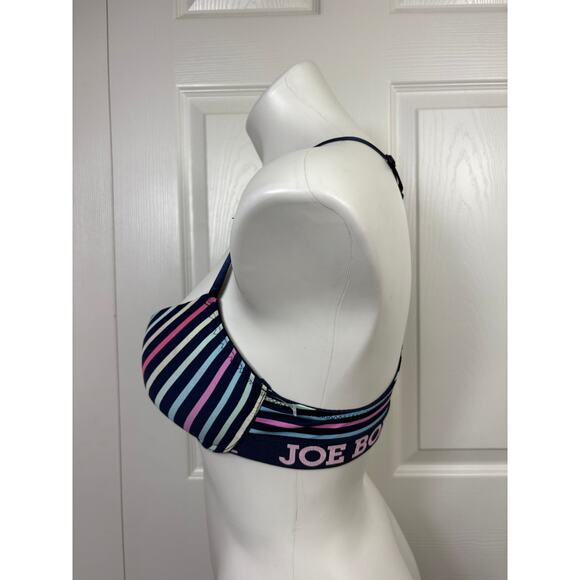 Joe Boxer Multicolor Striped Push Up Bra 36 B - Picture 4 of 6